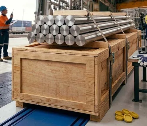 Round bar export packaging